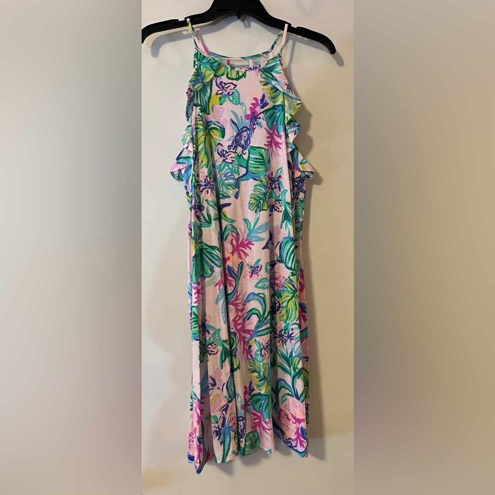 Lilly Pulitzer Billie Dress Mermaid in the Shade Size Medium EUC
